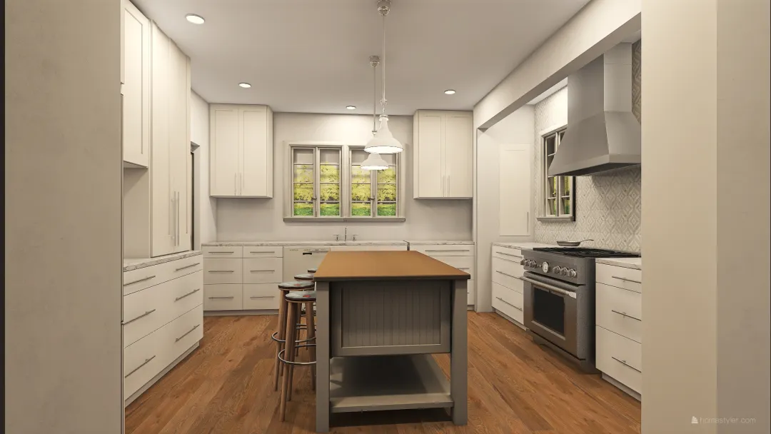 1207 Kitchen Addition 3d design renderings