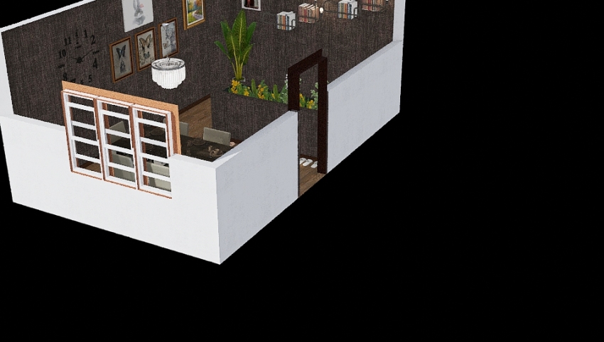 Dining room 3d design picture 24.42