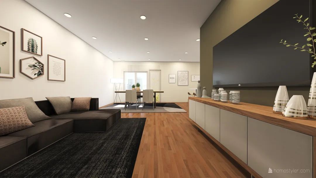 Appartamento attico Via S. Francesco 3d design renderings