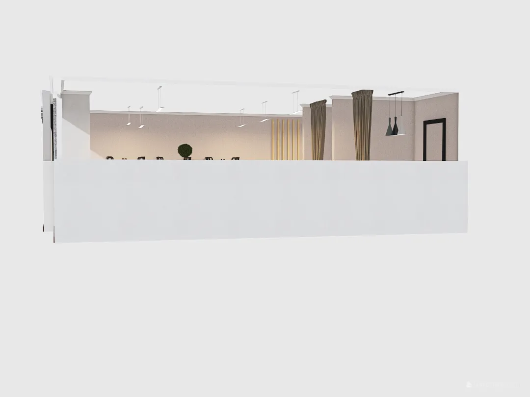 tienda estilo nordico industrial ll 3d design renderings