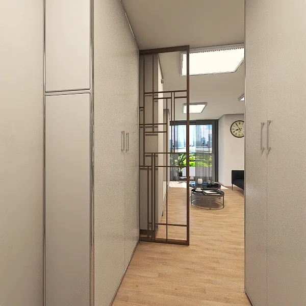 straight hallway 3d design renderings