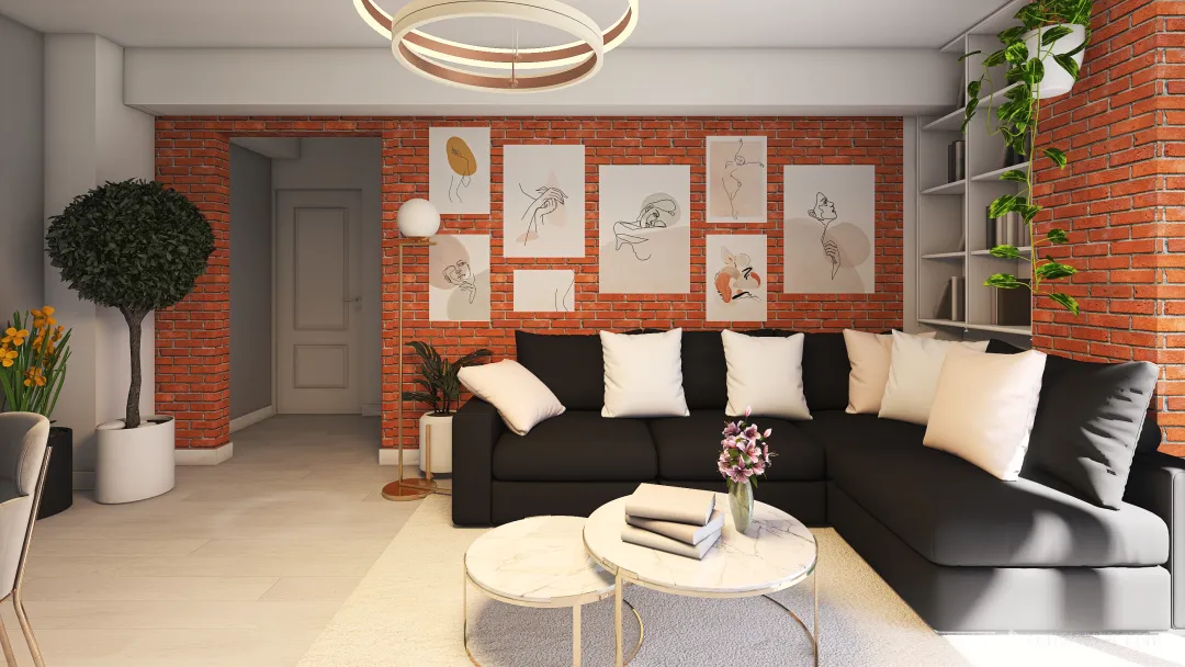 Apartament Iasi 3d design renderings