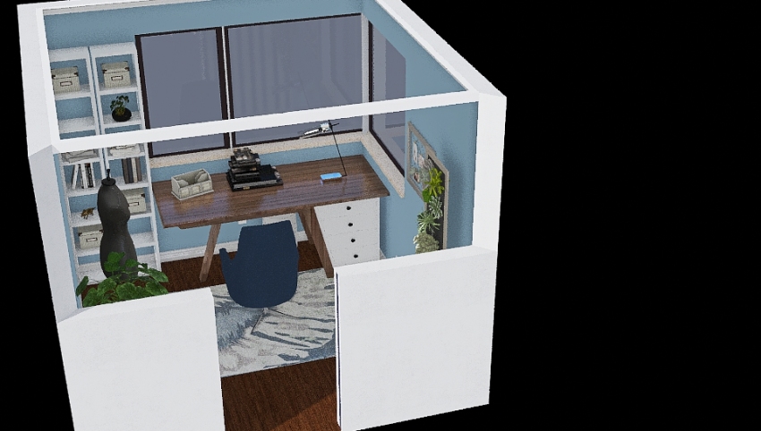 Ideal Study Space 3d design picture 10.25