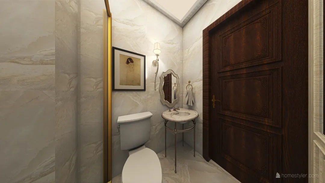 Ванная. с сауной 3d design renderings