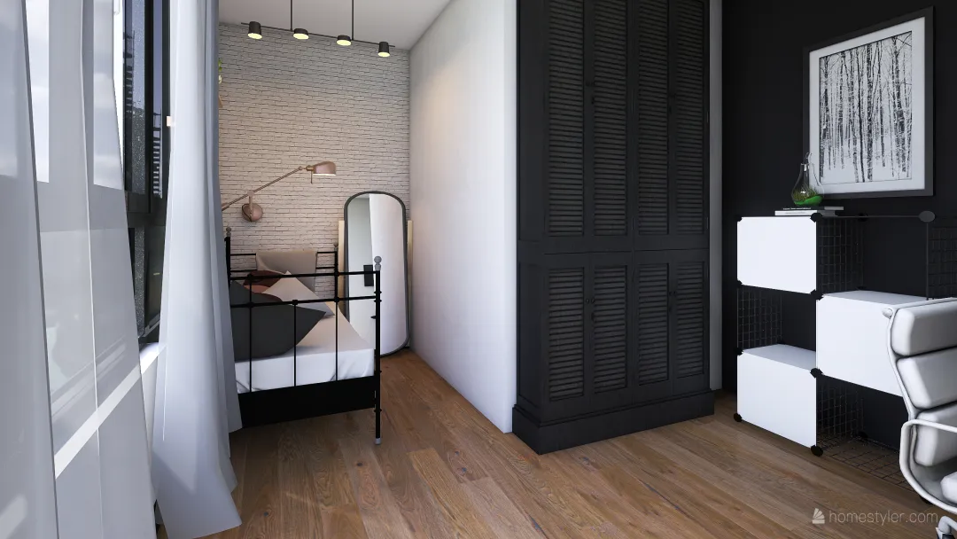 Cauler Single Room 3d design renderings