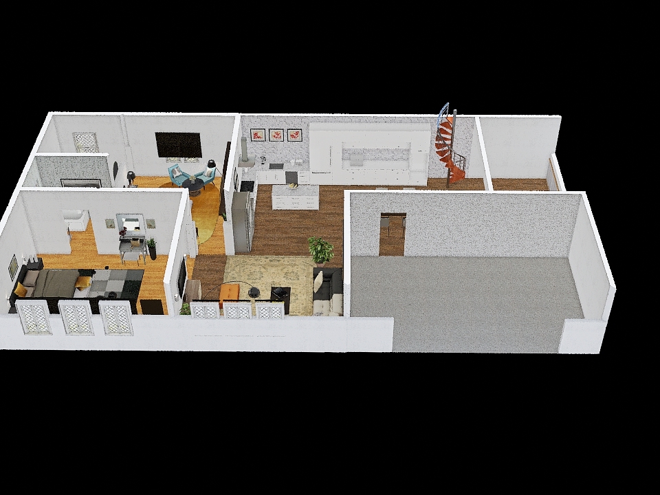 house floor 1 3d design renderings